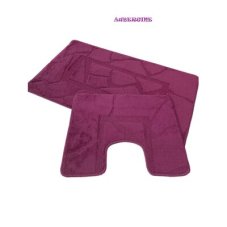 Коврик д/ван.комн." ZALEL" 60*100 2-пр AUBERGINE